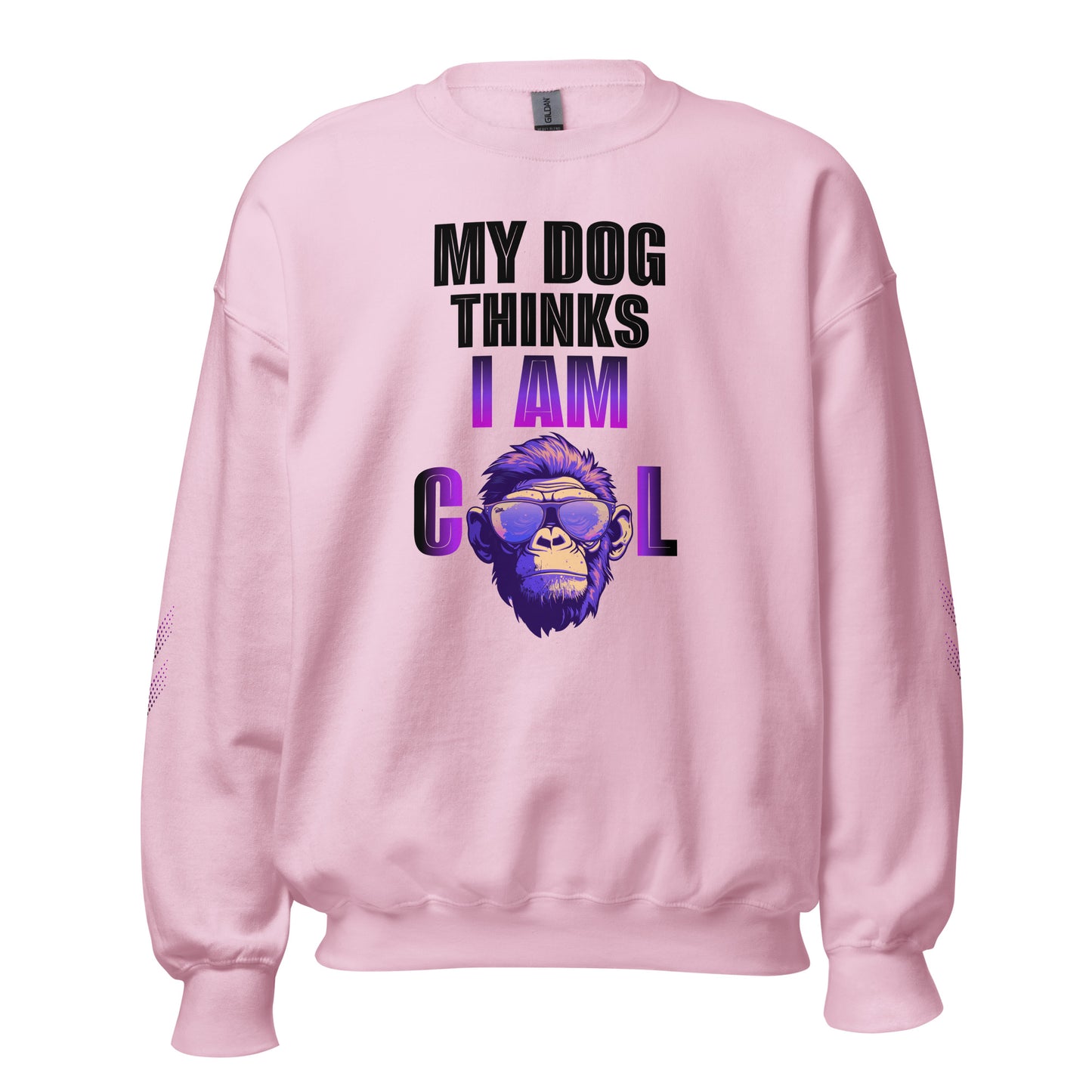 Unisex Sweatshirt Cool Human / Pink